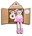 Organic Farm Buddies, Ballerina Mouse Gift Set