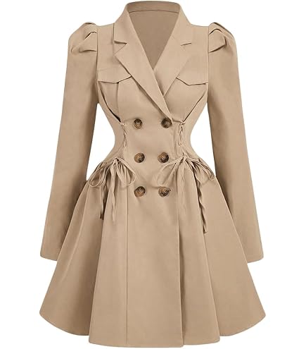 Amazon.com: Masseys Sheer Organza Trench Coat, S, Multi Floral