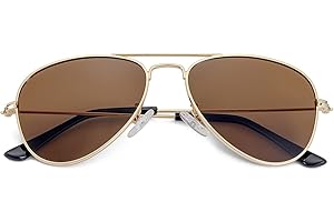 NIDOVIX Kids Polarized Aviator Sunglasses for Girls Boys Cool Toddler Sunglasses Age 2-9 100% UV Protection