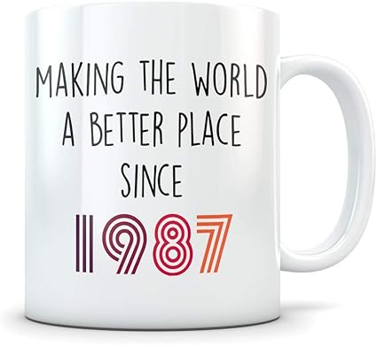 Amazon Co Jp 31歳の誕生日プレゼント 女性と男性 31歳の誕生日 マグ 31歳の誕生日プレゼント Happy 31歳の誕生日 31歳の 誕生日 1987年の誕生日プレゼント ホーム キッチン
