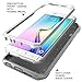 SUPCASE Galaxy S6 Edge Case, Full-Body Rugged Holster Case with Out Built-in Screen Protector for Samsung Galaxy S6 Edge (2015 Release), Unicorn Beetle PRO Series - Retail Package (White/Gray)