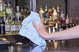 Exel Lint Free Microfibre Super Magic Cleaning Cloths Pack of 10 Blue view 2