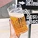Tricky Beer Mug used by internet celebrities creative double interlayer environmental protection plastic material