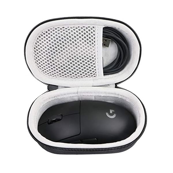 Hard Travel Case For Logitech G PRO X SUPERLIGHT Wireless Gaming Mouse by Aenllosi (Gray)