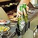Yukon Glory Magnetic-Mount Stainless Steel Beer and Cup Holder for Grills, Griddles, Cars, RVs, Trucks and Tailgating, Holds Up to Two 16oz Beverages