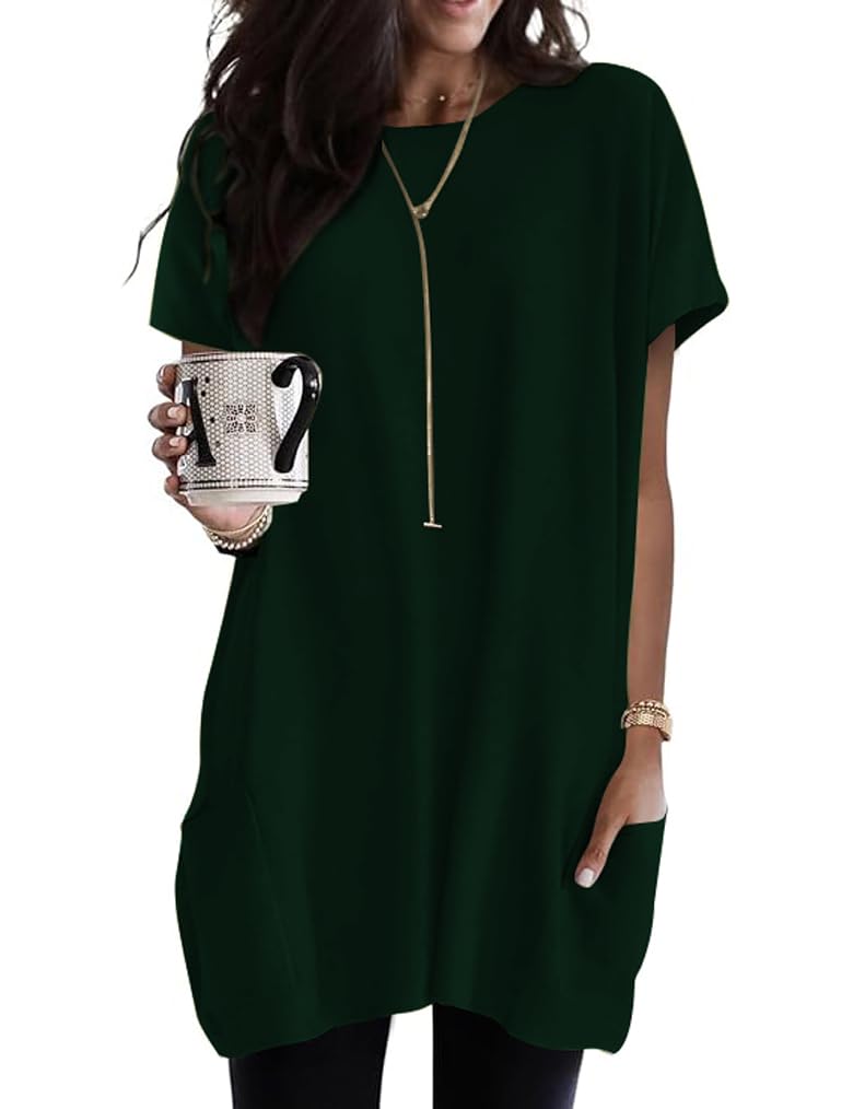 Poetsky Plus Size T Shirts for Women for Leggings