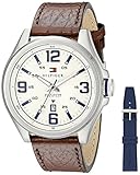 Tommy Hilfiger Men's 1791207 Casual Sport Analog Display Quartz Brown Watch