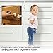 Baby Proofing - Child Safety Cabinet Locks | Multi-Use Toddler Latches to Childproof and Lock Drawers, Cabinets, Refrigerators, Pantry, Toilet, Ovens and Doors | One Button Open w/Firm Press (8 Pack)