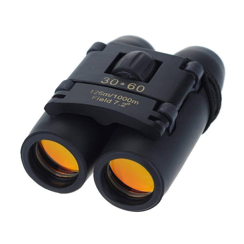 Neigemanna 30 x 60 Binoculars, Long-sighted Pocket, Dustproof and Water, Mini Telescope for Bird Watching, Concerts, Sports, Hiking, Camping and Travel