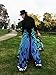 VESNIBA Soft Fabric Butterfly Wings Shawl Fairy Ladies Nymph Pixie Costume Accessory (197125CM, Blue)