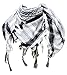 Premium Shemagh Head Neck Scarf - Black/White primary