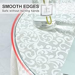 Btikita 42" Tempered Glass Table Top Round