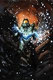 Halo 1 2 3 4 Master Chief Nice Silk Fabric Cloth Wall Poster Print (36x24inch)