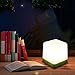 LUTEC Solar Rechargeable LED Light Outdoor/Indoor Emergency Lighting Waterproof Lamp Touch Sensitive Control Garden Bedroom Lamp Camping Outage Led Table Cube Night Light Home Decorative LED Light