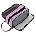Yeiotsy Toiletry Bag, Color Clash Durable Travel Toiletry Organizer Bag (Purple)