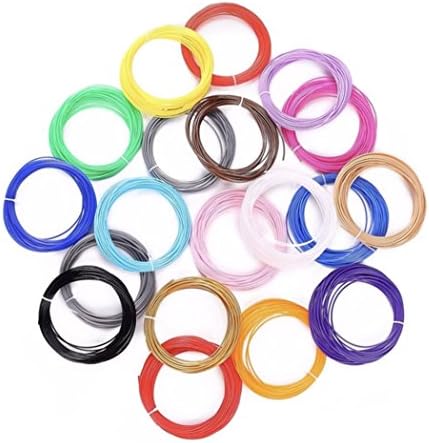 20Pcs 3D Pen Filament Refills 1.75mm 10M Pen Filament Drawing