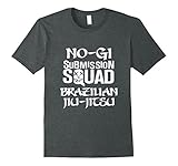 Mens No-Gi Submission Squad BJJ T-Shirt Tee XL Dark Heather