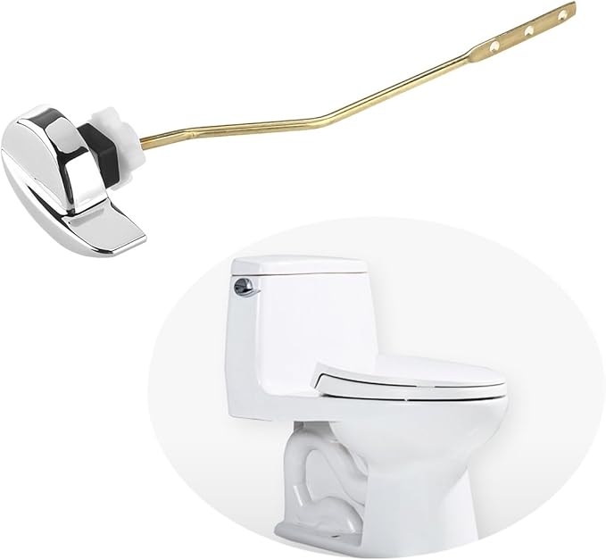 Foxnovo Angle Fitting Side Mount Toilet Lever Handle for TOTO Kohler