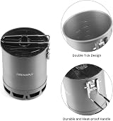 Fire-Maple 600ml G3 Petrel Ultralight Camping Pot 162g Foldable Heat Exchanger view 3