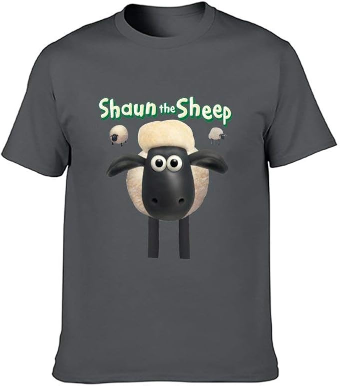 Shaun The Sheep T Shirt Dark Gray 2XL 
