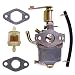 FitBest Carburetor with Fuel Filter for Buffalo Tools Sportsman GEN1100 GEN154 2.4HP 2.8HP 1500w 2000w Homelite HGCA1400 Generator
