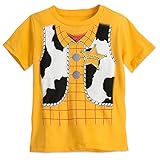 Disney Woody Costume Tee for Boys - Toy Story Size XXS (2/3) Yellow