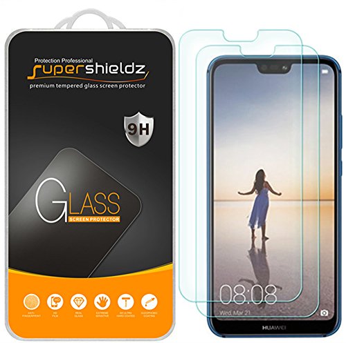[2-pack] supershieldz for huawei p20 lite tempered glas…