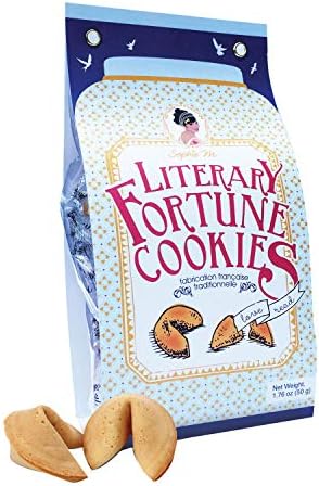 Tasty France Literary Fortune Cookies - Novelty Treats Filled with Book Quotes