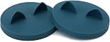 OHMO Universal Pet Can Lids 2-Pack Silicone Covers Dark Blue BPA Free view 6