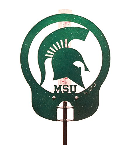 SWEN Products MICHIGAN STATE SPARTANS Rain Gauge