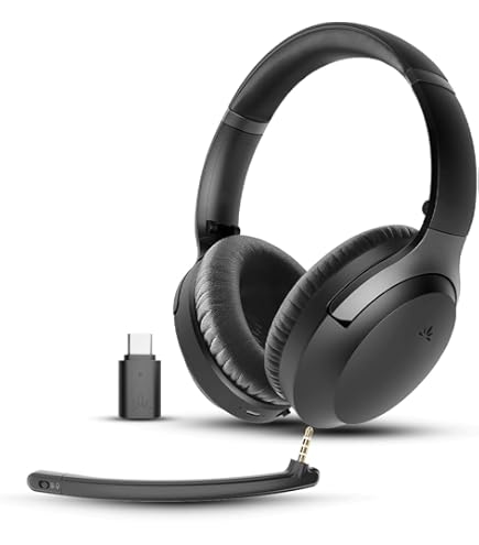 Écouteurs Bluetooth Réduction De Bruit Pour Avion - Kit 2 Paires + émetteur - 30h Autonomie, AptX, Compatibles Avion
