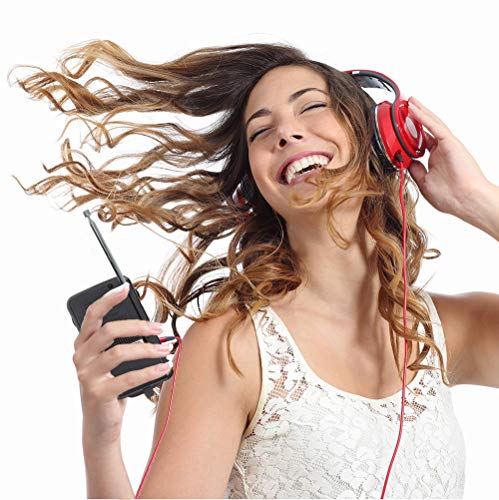 Portable Pocket Transistor Radio Battery Operated AM/FM Radio - Best Reception, Longest Lasting, Built-in Speaker and Mono Headphone Socket for Walking Hiking Camping (Black) - Thumbnail 5