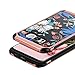 Galaxy S8 Case, BENTOBEN Shockproof Anti-Scratch 2 in 1 Hybrid Hard PC TPU Bumper Floral Pattern Chrome Protective Case for Samsung Galaxy S8 (5.8 inch), Rose Gold