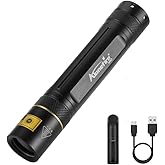 Alonefire SV003 10W 365nm UV Flashlight Portable Rechargeable Blacklight Flashlight Black Light Flashlights for Pet Urine Det