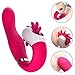 Female Orgasm Rotation Tongue Vibrator Licking Kiss Heating Vibrator Clitoris Stimulator G-spot Adult Sex Toys for Women Tshirt with 20 speeds Rotation Lick Clitoris 20 speeds Vibrator