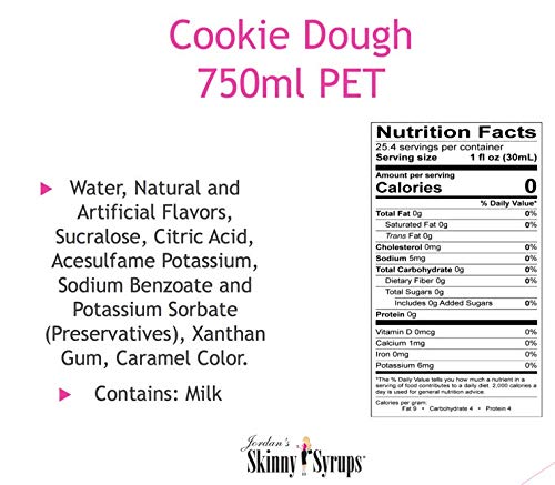 Jordan's Skinny Syrups Ice Cream Collection (Cookie Dough)
