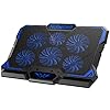 Laptop-Cooling-Pad-Gaming-Laptop-Cooler-Pad-with-6-Ultra-Quiet-Powerful-Fans-Adjustable-height-and-Speed-With-Cool-Blue-LED-Lights-Perfect-for-12-17-laptop-Portable-Cooler-Pad Laptop Cooling Pad, Gaming Laptop Cooler Pad with 6 Ultra Quiet Powerful Fans, Adjustable height and Speed With Cool…