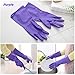 FIVOENDAR 4 Pairs Reusable Household Gloves for Kitchen Dish Washing Laundry Cleaning, Large(4 Colors)