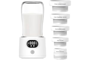 DrBash Portable Bottle Warmer for Travel, Leak-Proof Travel Baby Bottle Warmer with Fast Heating for Breastmilk, Safety Material Baby Bottle Warmer for Dr. Brown, Medela, Tommee Tippee, ComoTomo,