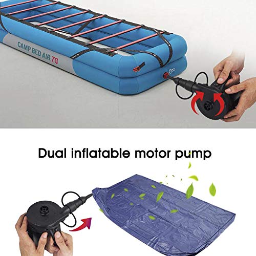 sanipoe Battery Powered Air Mattress Pump, Electric QuickFill Blower