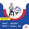 EMAAS-Kids-Jazz-Drum-Set-for-Kids--5-Drums-2-Drumsticks-Kick-Pedal-Cymbal-Chair-Stool--Ideal-Gift-Toy-for-Kids-Teens-Boys-Girls-Stimulates-Musical-Talent-Imagination-and-Creativity EMAAS Kids Jazz Drum Set for Kids – 5 Drums, 2 Drumsticks, Kick Pedal, Cymbal Chair, Stool – Ideal Gift Toy for Kids, Teens, Boys & Girls - Stimulates Musical Talent Imagination and Creativity
