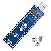 INTEFIRE M.2 USB 3.0 Adapter, M2 SSD Reader, NGFF SATA Based B & M Key Solid State Drive Converter as Portable Flash Drive/External Hard Drive, Support 2230 2242 2260 2280 (No Cable Needed)