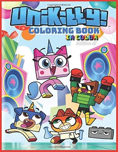 UniKitty! Coloring Book in Color Edition III: Colorear el reino de Unikitty Paperback – 4 April 2019