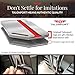 Original Indestructible Luggage Tags for Travel Stand Out with Stainless Steel Privacy Personalized Luggage Tags with Free Smart Bag Tag Recovery Included (Two Pack)