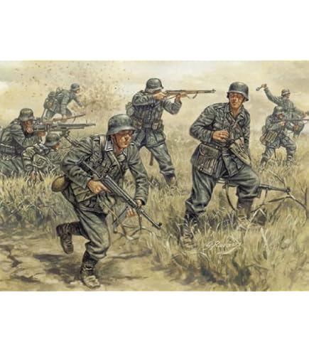 Amazon.com: Imex 528 1/72 WWII German Troops IMXS0528 : Arts