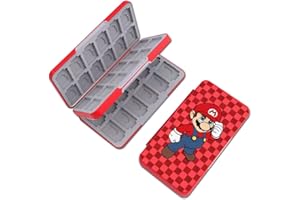 PERFECTSIGHT Switch Game Case Compatible with Nintendo Switch OLED & Switch Lite, 48 Switch 2 Game Holder，Cute Switch Game Card Case Cartridge with 48 Slots Game Card Storage, Mali