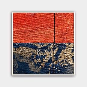Framed Canvas Wall Art Abstract Canvas Prints Home Artwork Decoration for Living Room,Bedroom - 16x16 inches