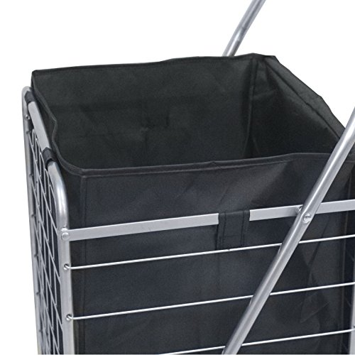 Wellmax WM99504 Nylon Grocery Utility Shopping Cart Liner with Lid