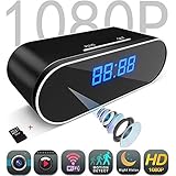 Lionsoul Spy Camera, 1080P HD WiFi Hidden Cameras in Clock +16G TF Card for Home Security
