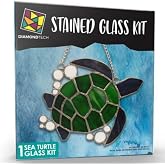 Sea Turtle Pre-Cut Stained Glass Kit-Make Your own Beautiful Glass Project.